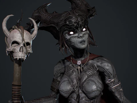 Bruxa da Floresta Modelo 3D