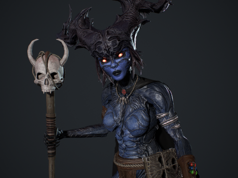 Forest Witch 3D 모델
