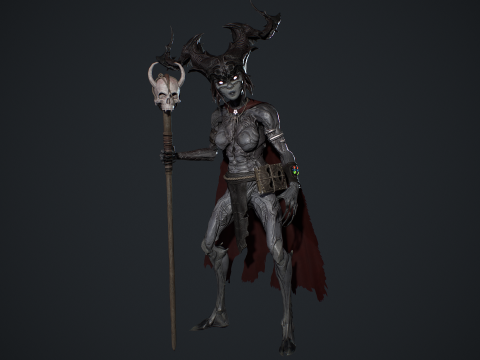 Forest Witch 3D 모델