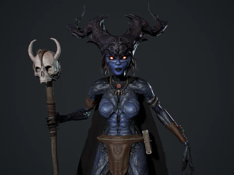 Bruxa da Floresta Modelo 3D