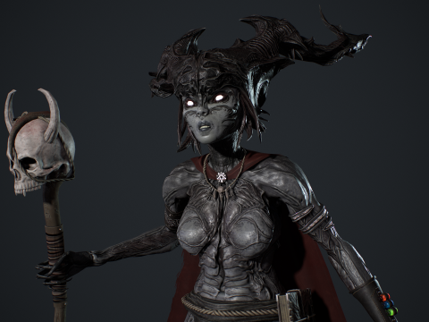 Forest Witch 3D 모델