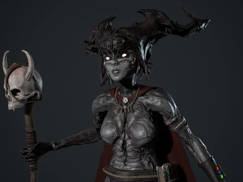 Bruxa da Floresta Modelo 3D