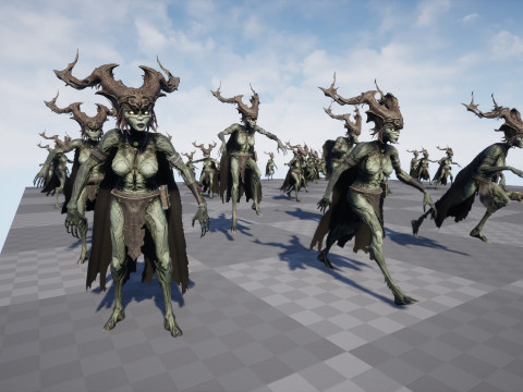Forest Witch 3D 모델