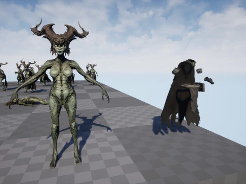 Bruxa da Floresta Modelo 3D