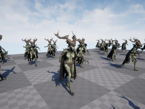 Bruxa da Floresta Modelo 3D