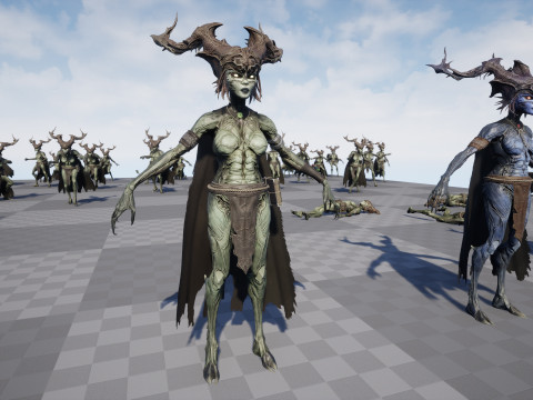 Forest Witch 3D 모델