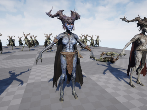 Forest Witch 3D 모델