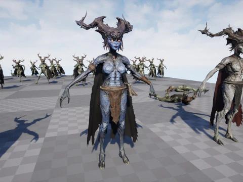 Bruxa da Floresta Modelo 3D