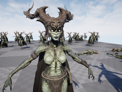 Forest Witch 3D 모델