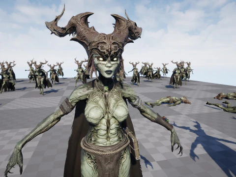 Bruxa da Floresta Modelo 3D