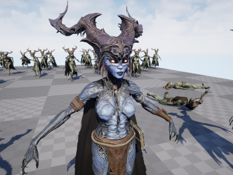 Forest Witch 3D 모델