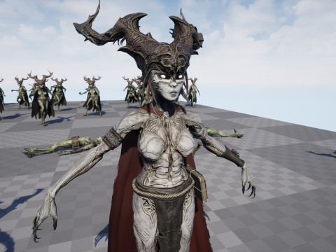 Forest Witch 3D 모델