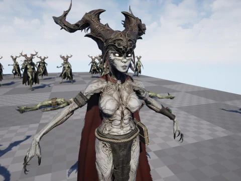 Bruxa da Floresta Modelo 3D