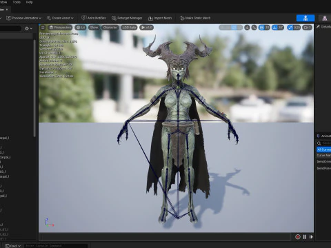Bruxa da Floresta Modelo 3D