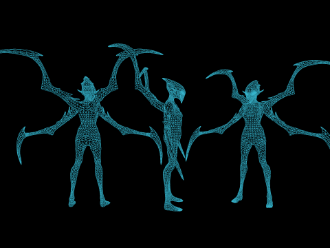Monster 10 3D Model