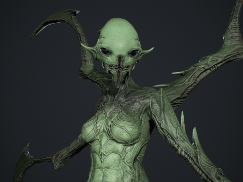 Monster 10 3D Model