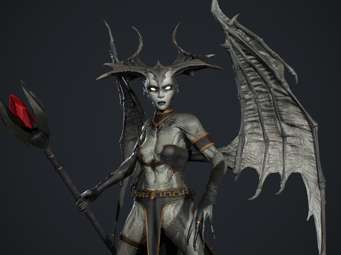 Succubus 3D Model