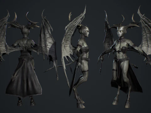 Succubus 3D Model