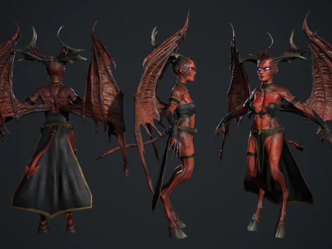 Succubus 3D Model