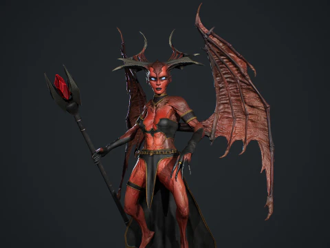 Succubus 3D Model