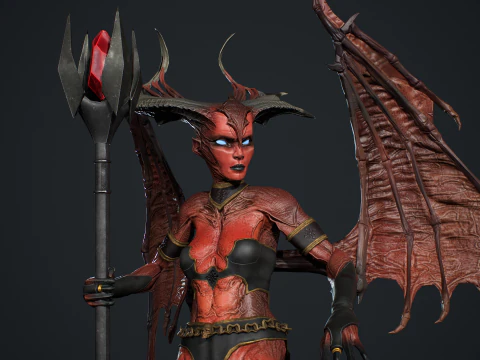 Succubus 3D Model