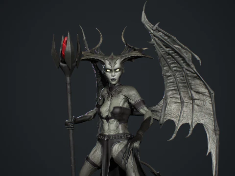 Succubus 3D Model