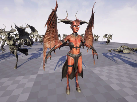 Succubus 3D Model