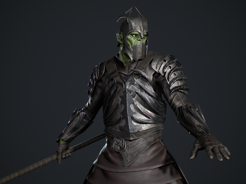 Orc 3 Model 3D
