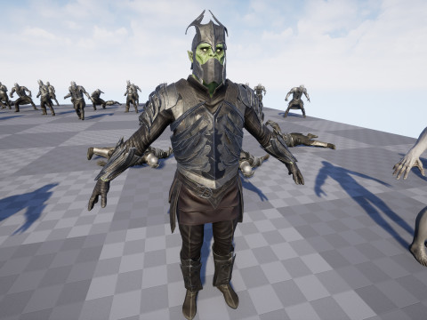Orc 3 Model 3D