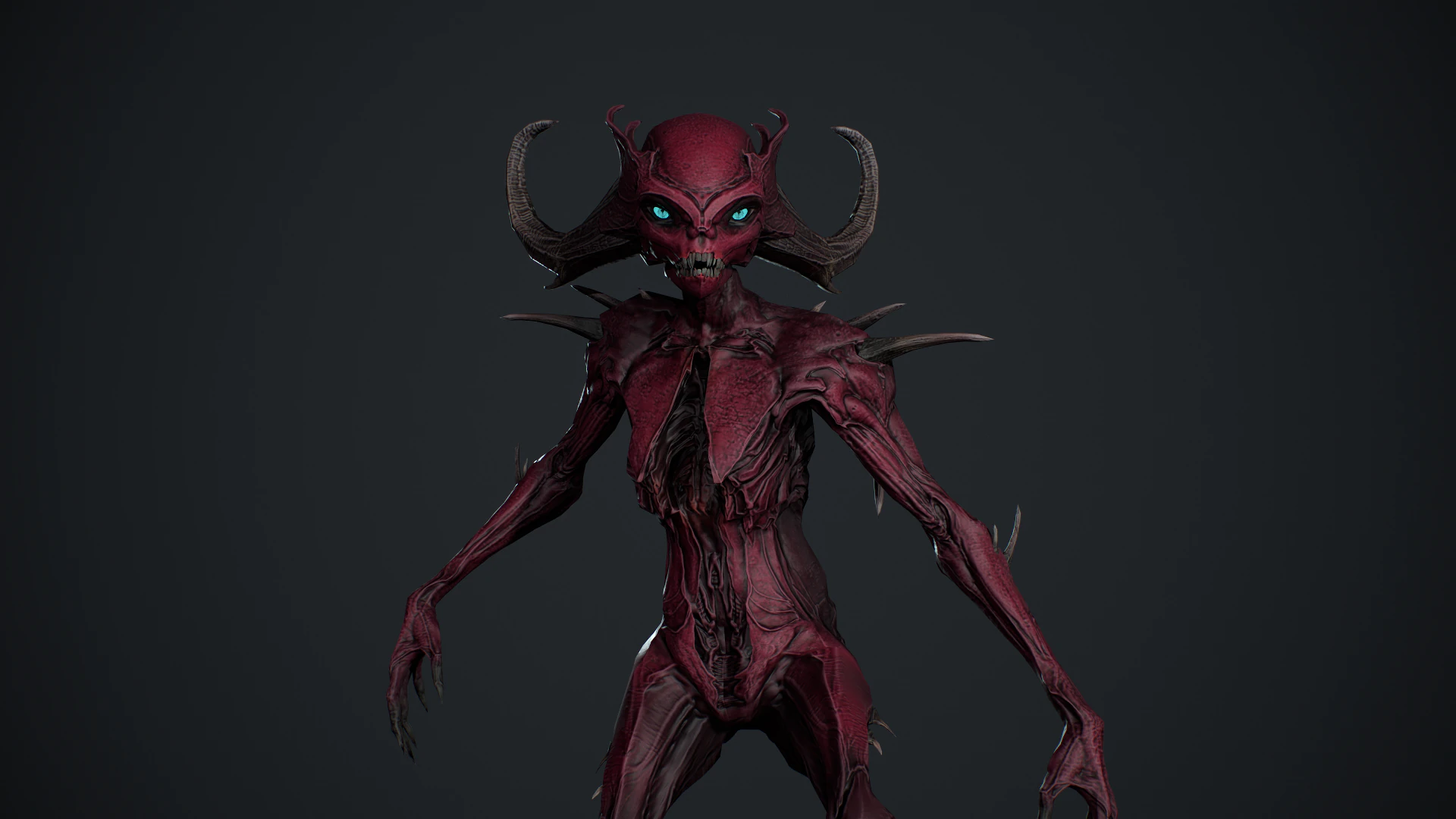 Monster 12 3D Model .c4d .max .obj .3ds .fbx .stl .blend 