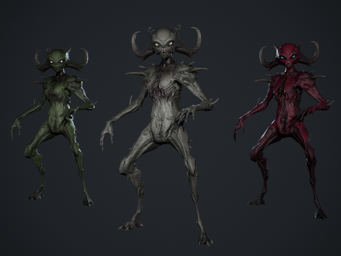 Monster 12 3D Model