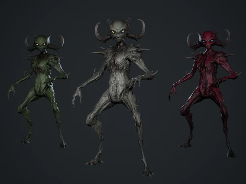 Monster 12 3D Model