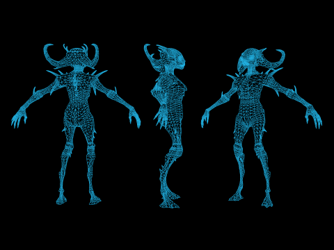 Monster 12 3D Model