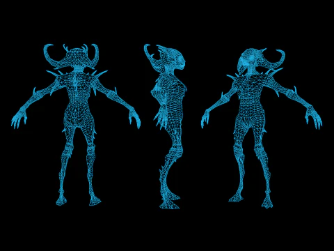 Monster 12 3D Model