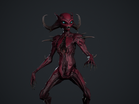 Monster 12 3D Model