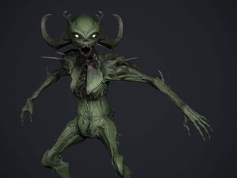 Monster 12 3D Model