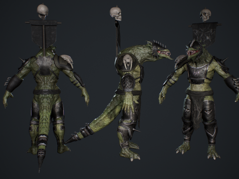 Dragon Warrior 2 Model 3D