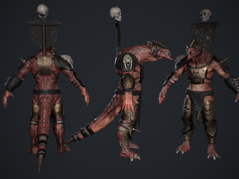 Dragon Warrior 2 Model 3D