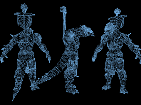 Dragon Warrior 2 Model 3D