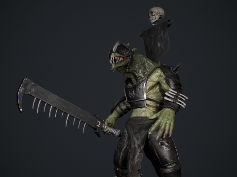 Dragon Warrior 2 Model 3D