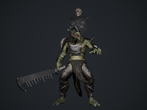 Dragon Warrior 2 Model 3D