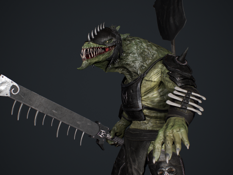 Dragon Warrior 2 Model 3D