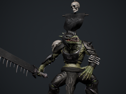 Dragon Warrior 2 Model 3D