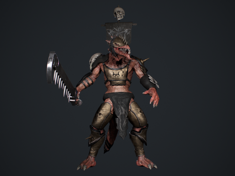 Dragon Warrior 2 Model 3D