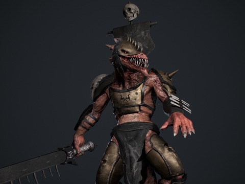 Dragon Warrior 2 Model 3D