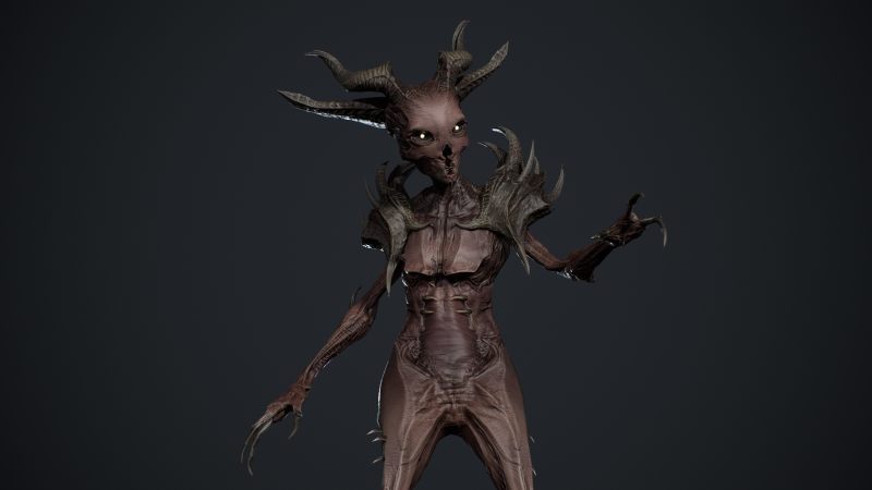 Monster 13 3D Model .c4d .max .obj .3ds .fbx .stl .blend