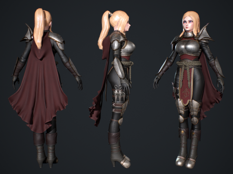 Fantasy Girl 3D 모델