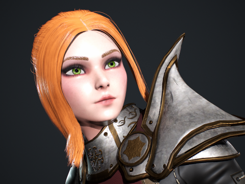 Fantasy Girl 3D 모델
