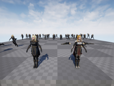Fantasy Girl 3D 모델
