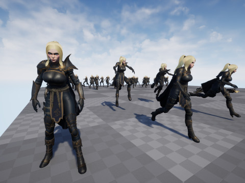 Fantasy Girl 3D 모델